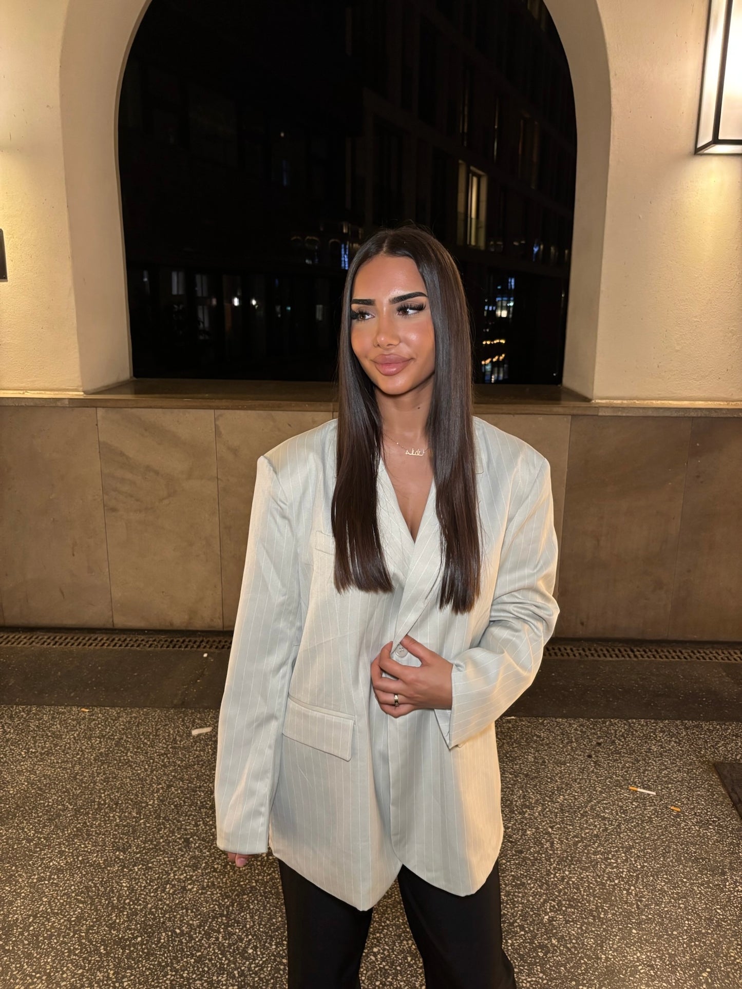 Oversized Blazer Beige